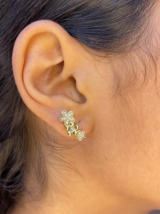 Ear Cuff florido